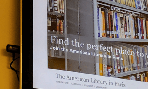 The American Library in Paris a choisi Google et GoWizYou