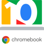 Badge des 10 ans du Chromebook