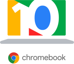 Badge des 10 ans du Chromebook